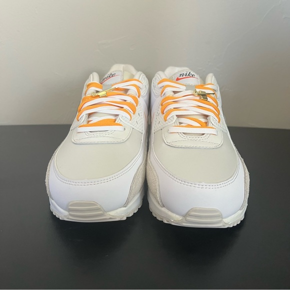 NEW Nike Air Max 90 SE First Use White Gold - Picture 3 of 8